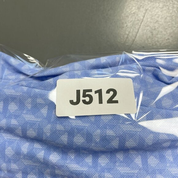 REV Men's XL Short Sleeve Shirt Blue Triangle Pattern - Picture 5 of 5